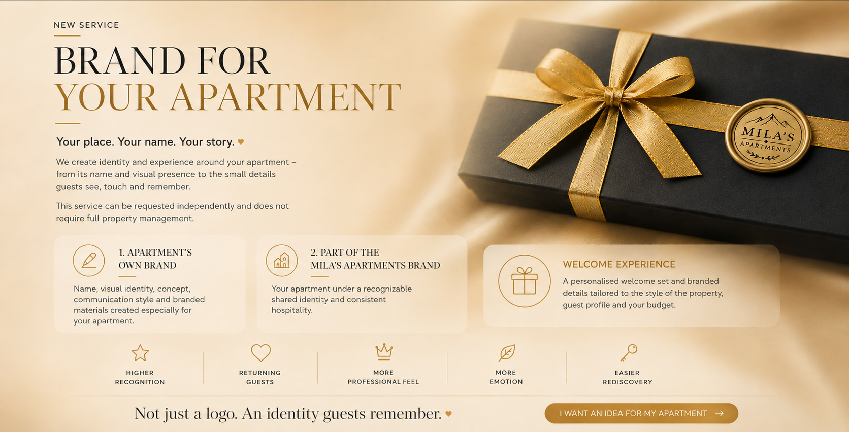Brand for You — a distinctive identity and guest experience for your apartment